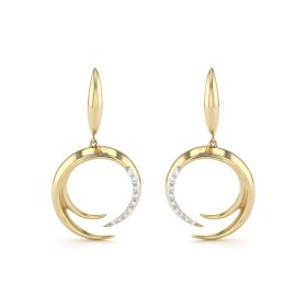 Artigli Collection Yellow Gold Diamond Earrings